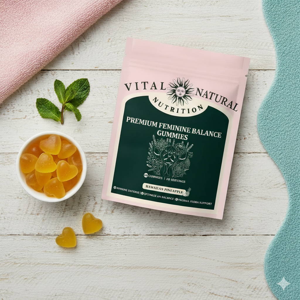 Vital Source Feminine Balance Gummies - Hawaiian Pineapple